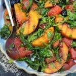 Cast Iron Skillet Grilled Fruit Salad