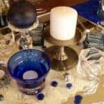 boho blue christmas