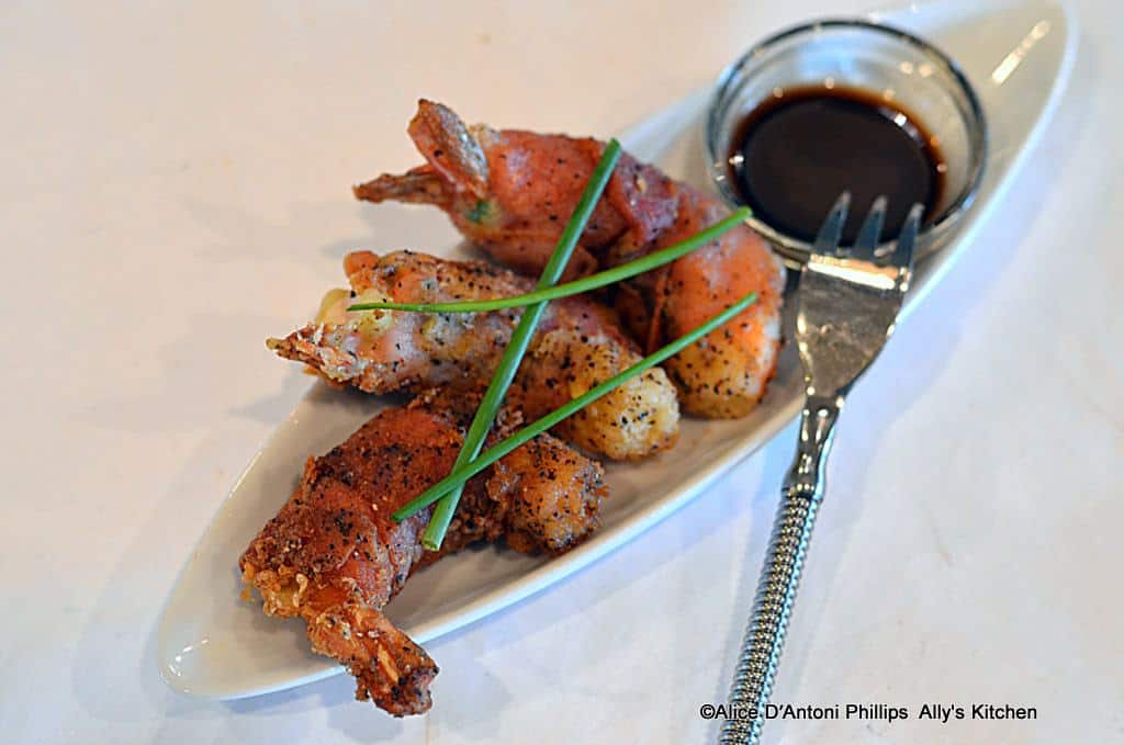 Crispy & Savory Shrimp Brie & Prosciutto Wrap