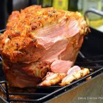 Apricot Ginger Mustard Glazed Ham